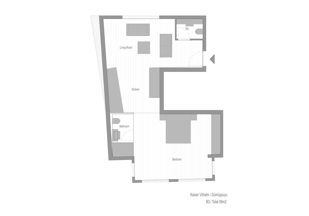 Appartement X Flats Vilhelm à Istambul Extérieur photo